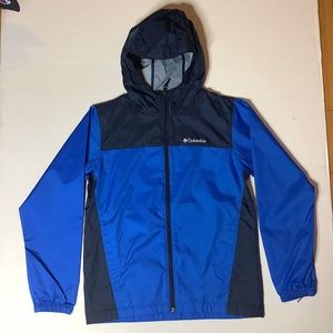 blue Columbia jacket for boys